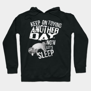 keep on trying another day, now lets sleep Hoodie